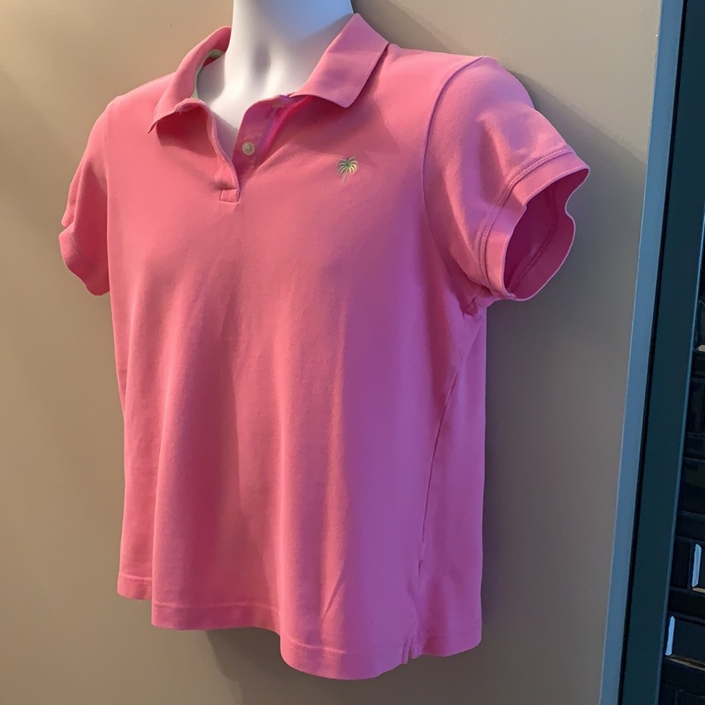 LILLY PULITZER Polo. Size Large (fits like medium) - Picture 5 of 9